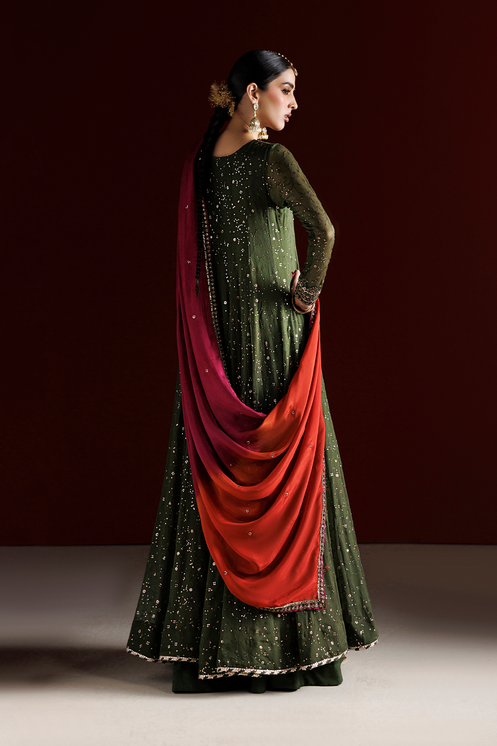 CC-105 Embroidered Chiffon Secondary image
