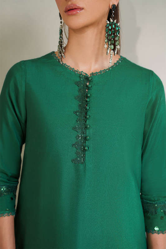 IP-337 Embroidered Rawsilk - Iznik