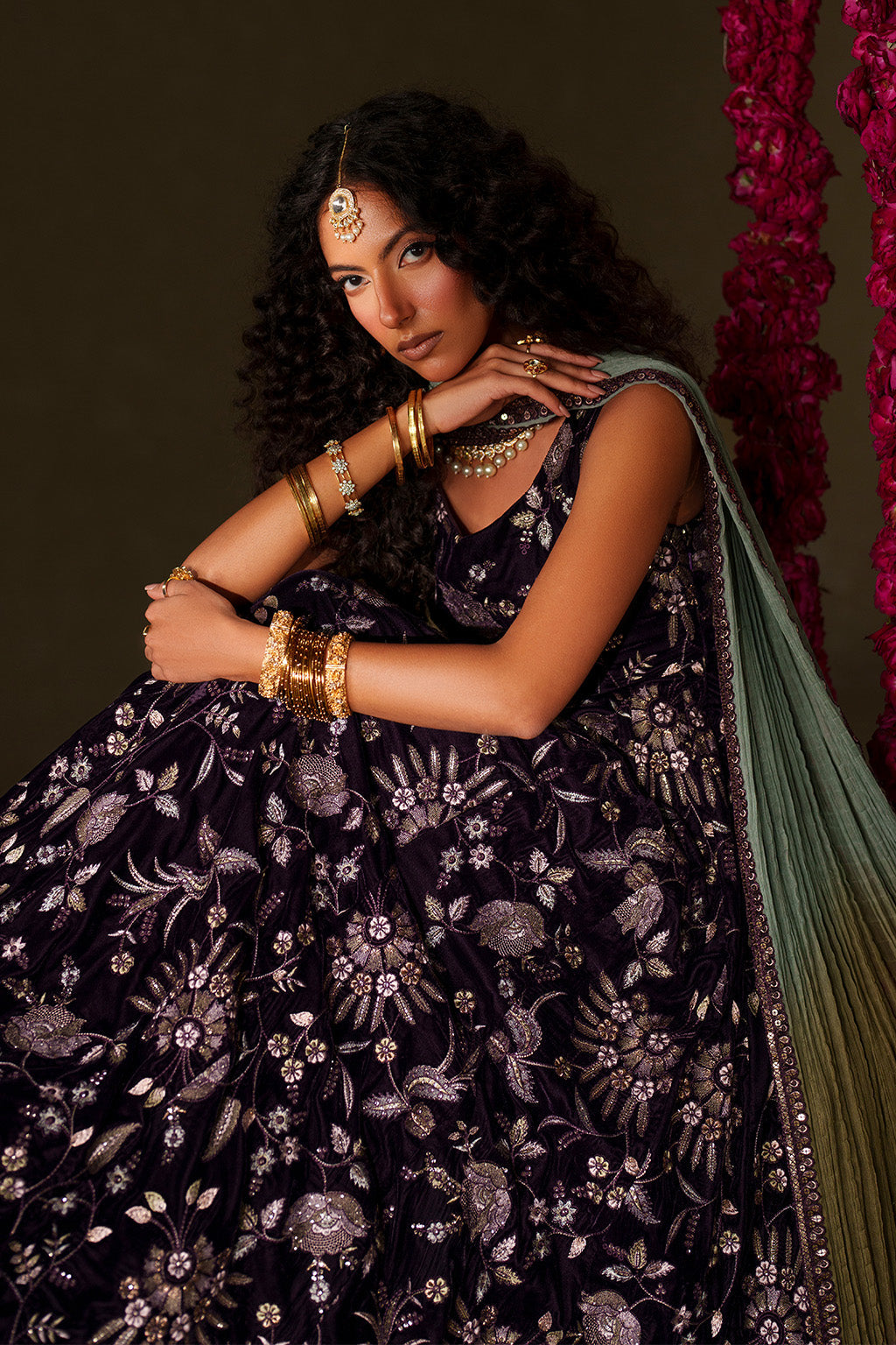 IV-67  Embroidered Velvet