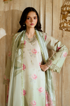 UE-445 Printed Lawn - Iznik 