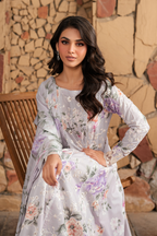 UE-388 Printed Lawn - Iznik