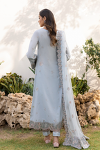 UE-145 Embroidered Lawn - Iznik