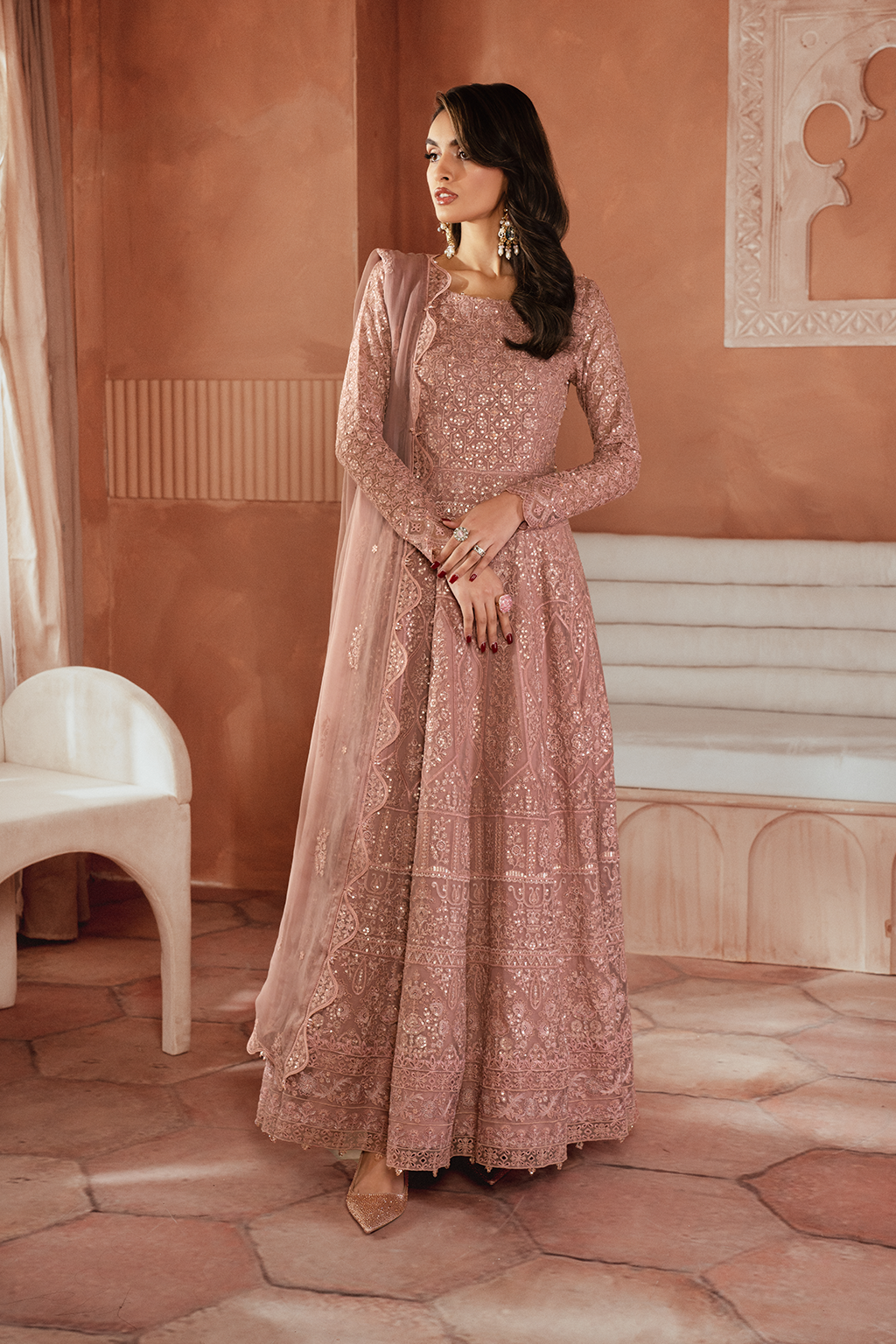 ICK-04 Embroidered Chiffon - Iznik Global
