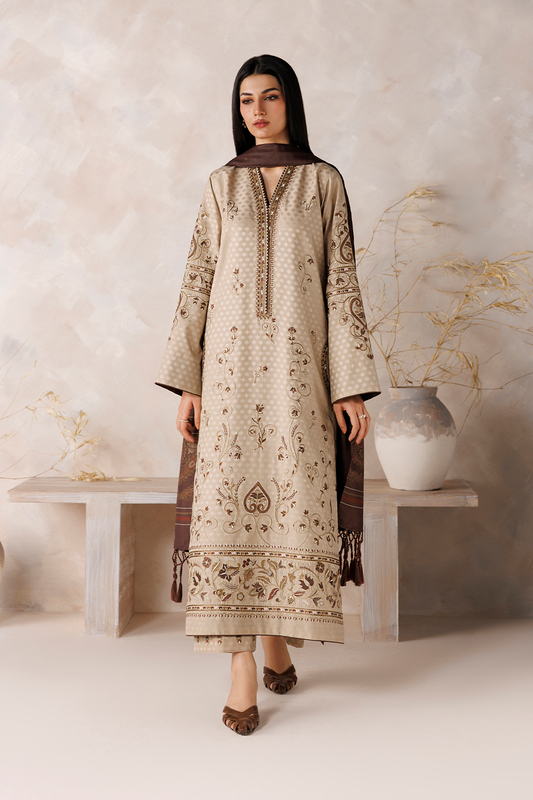 UE-748 Embroidered  Viscose Jacquard