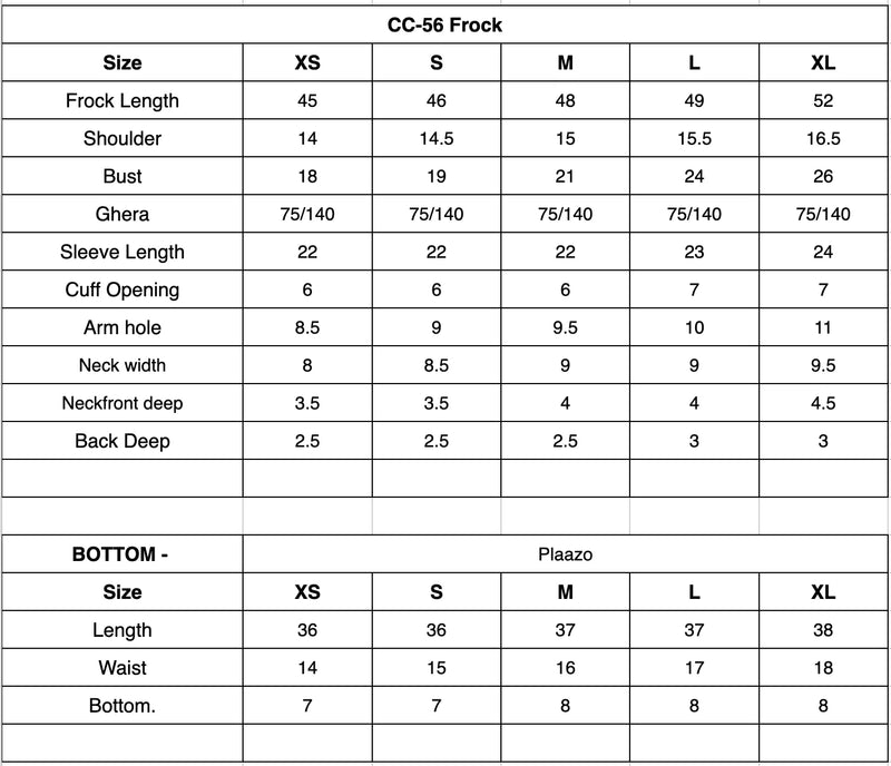 Size Chart Image