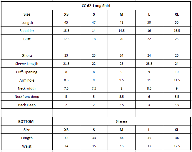 Size Chart Image