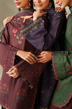 UE-562  Printed Khaddar - Iznik