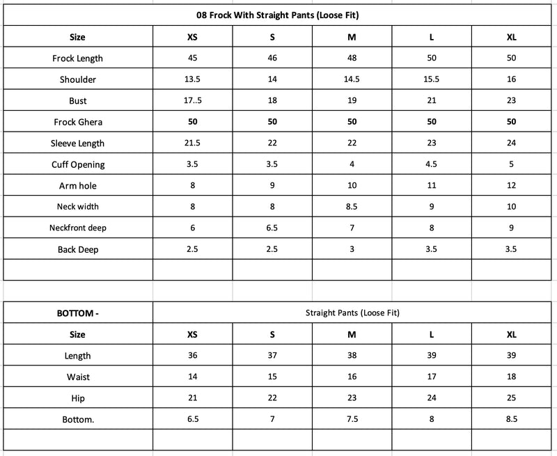 Size Chart Image