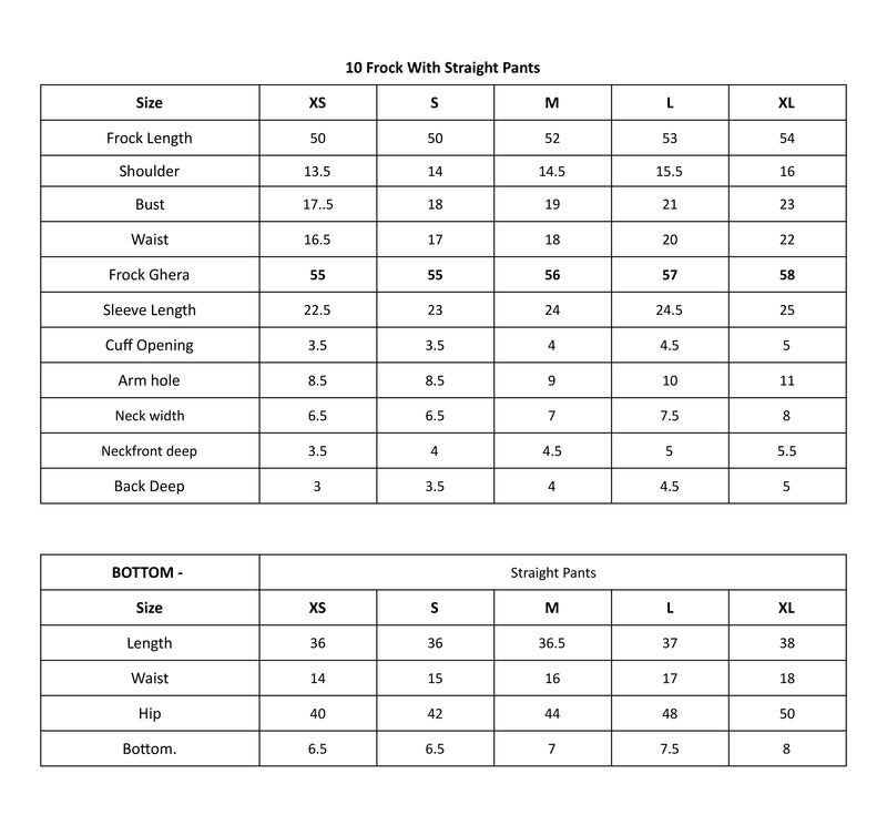 Size Chart Image
