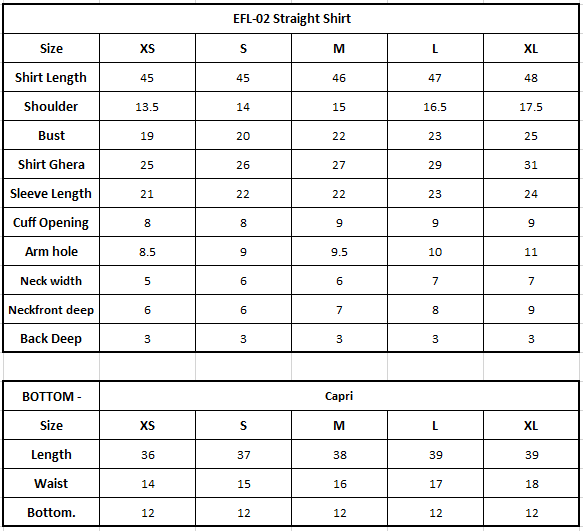 Size Chart Image