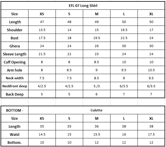 Size Chart Image