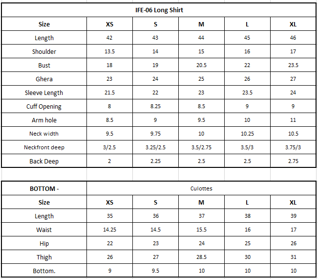 Size Chart Image