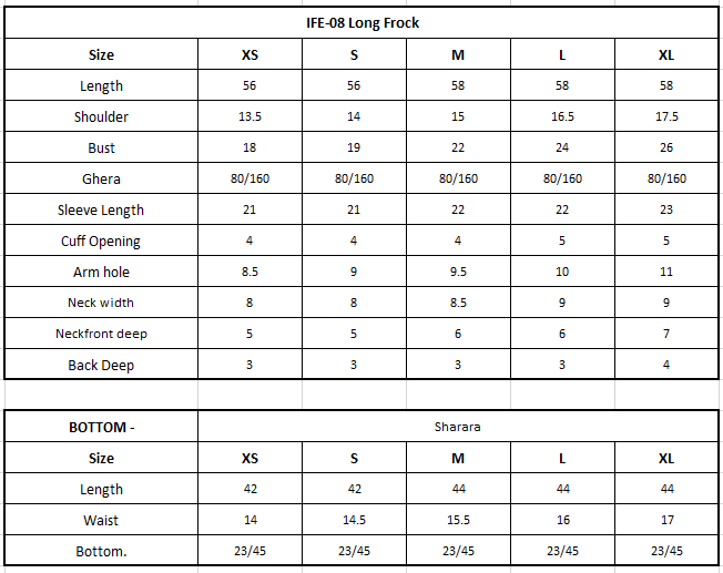 Size Chart Image