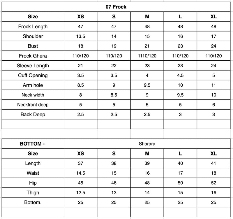 Size Chart Image