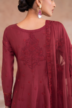 IP-190 Embroidered Lawn - Iznik