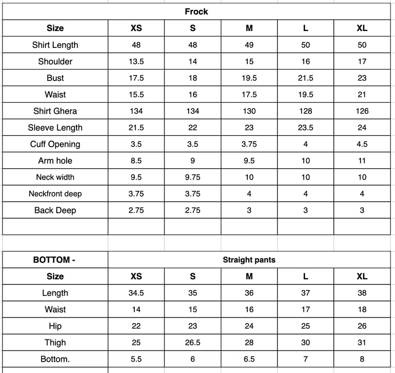 Size Chart Image
