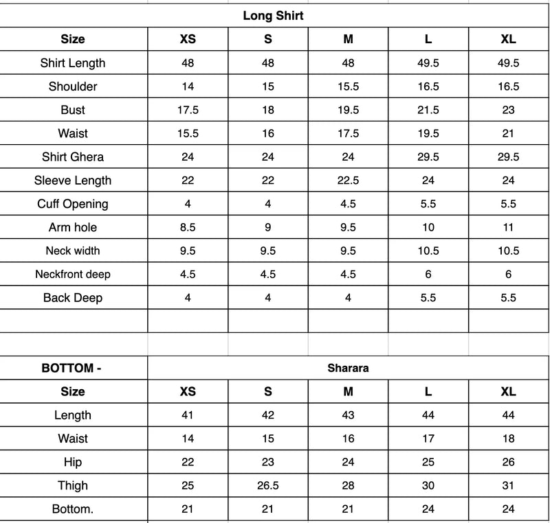 Size Chart Image
