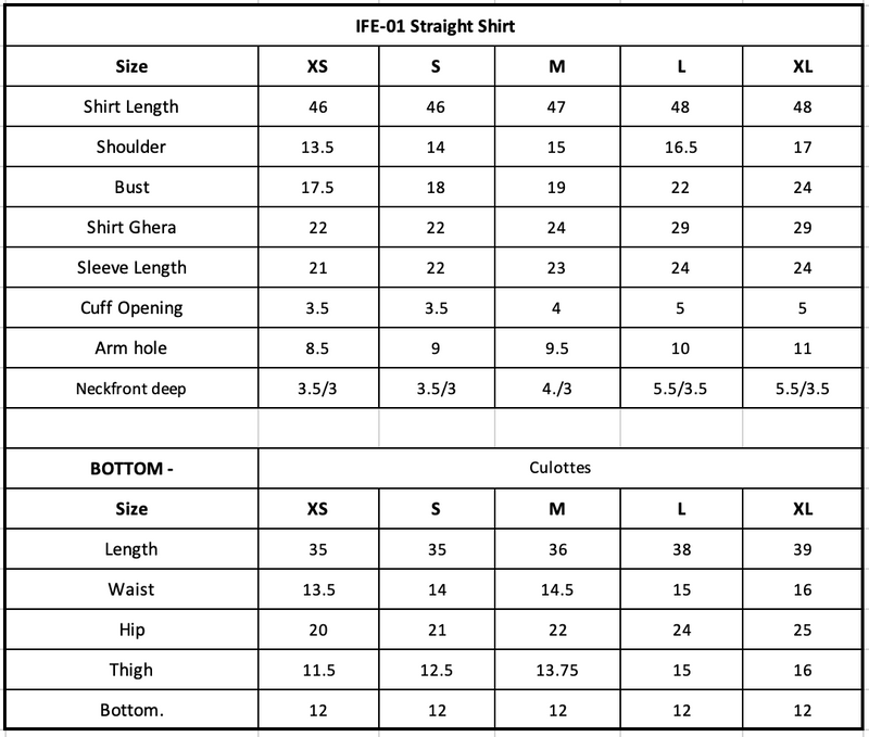 Size Chart Image