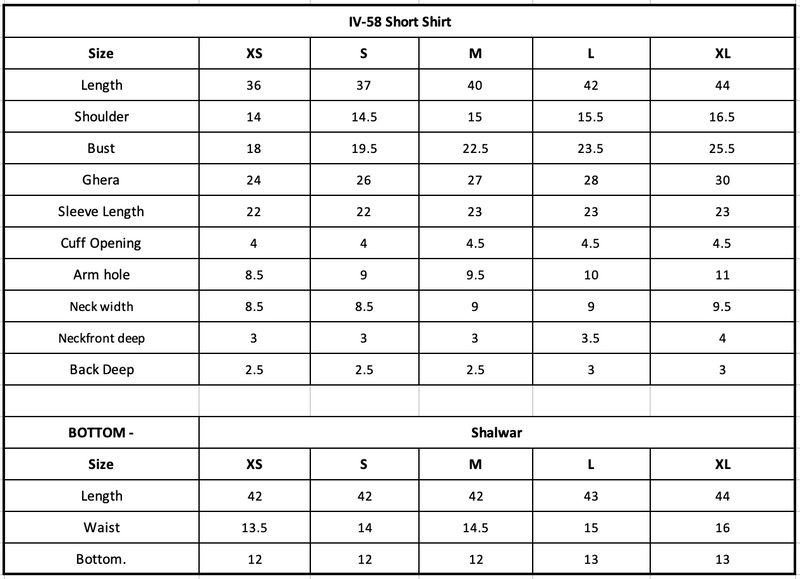 Size Chart Image