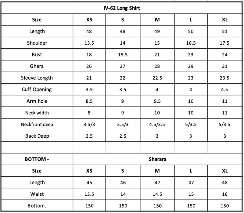 Size Chart Image