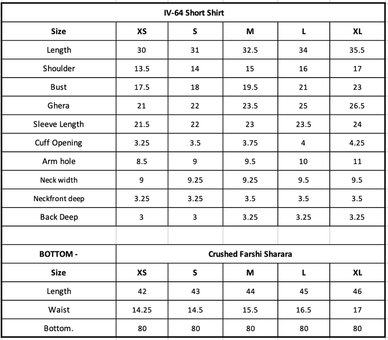 Size Chart Image