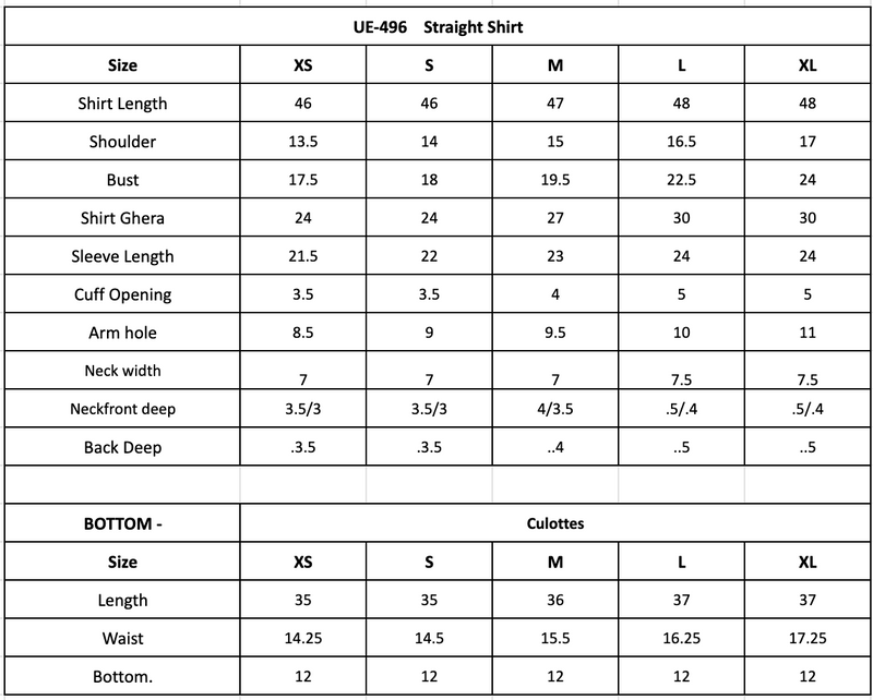 Size Chart Image