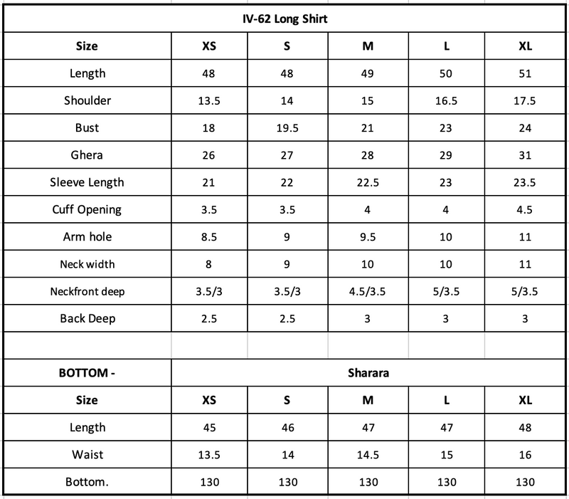 Size Chart Image