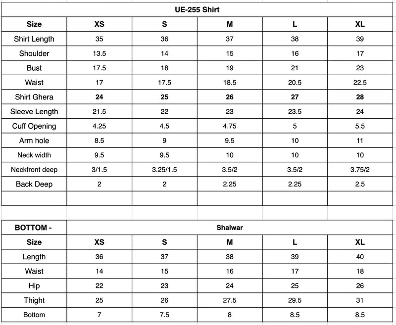 Size Chart Image