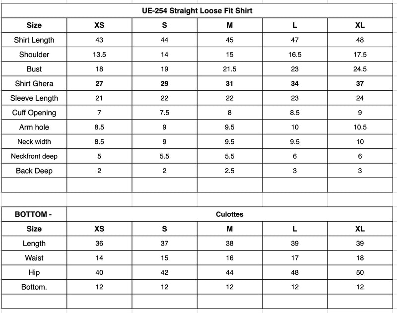 Size Chart Image