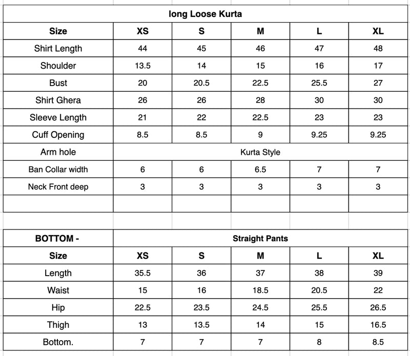 Size Chart Image