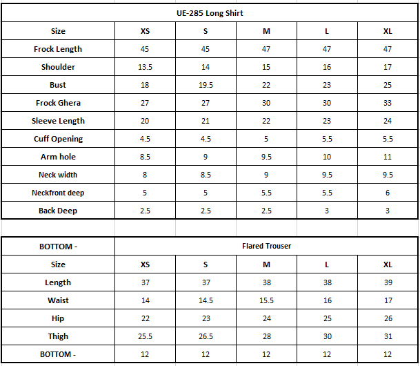 Size Chart Image