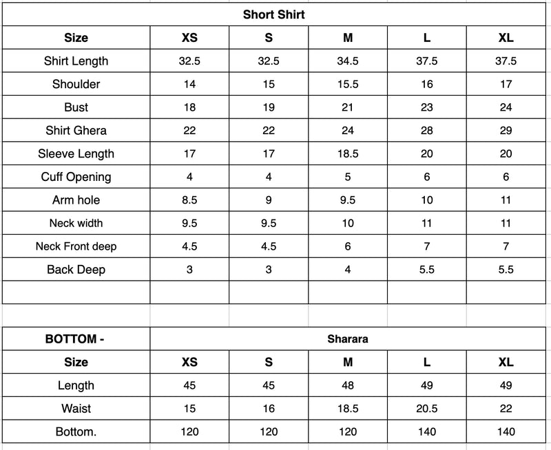Size Chart Image