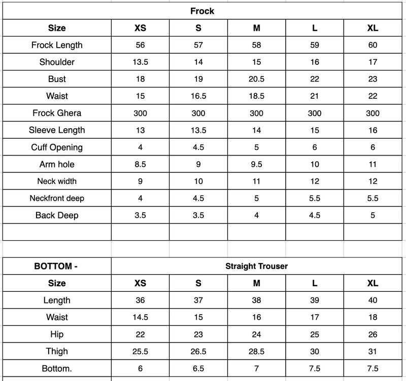 Size Chart Image