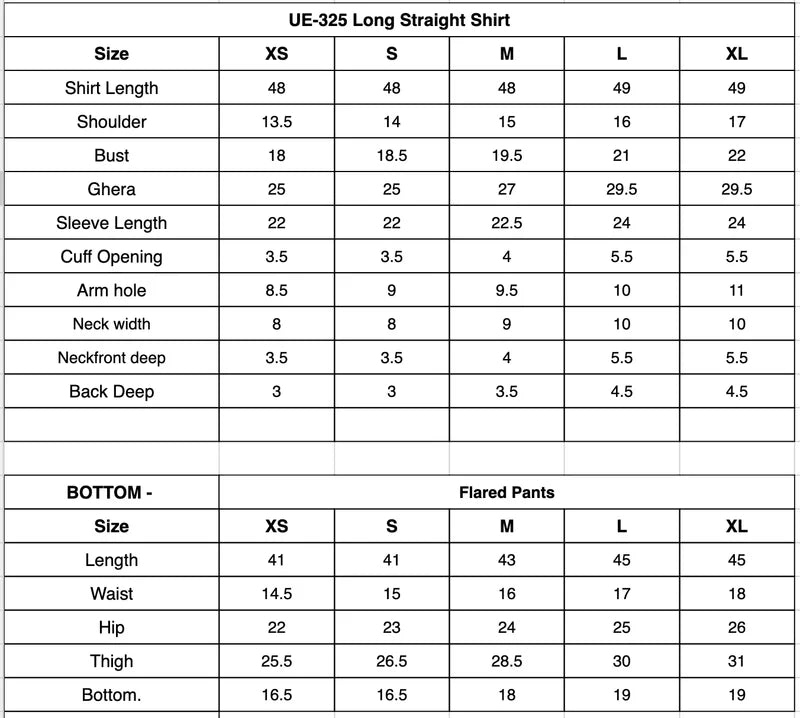 Size Chart Image