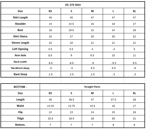 Size Chart Image