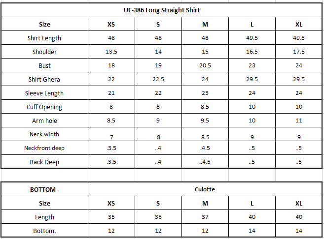 Size Chart Image