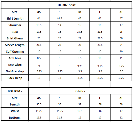 Size Chart Image