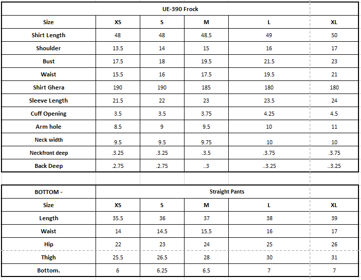 Size Chart Image