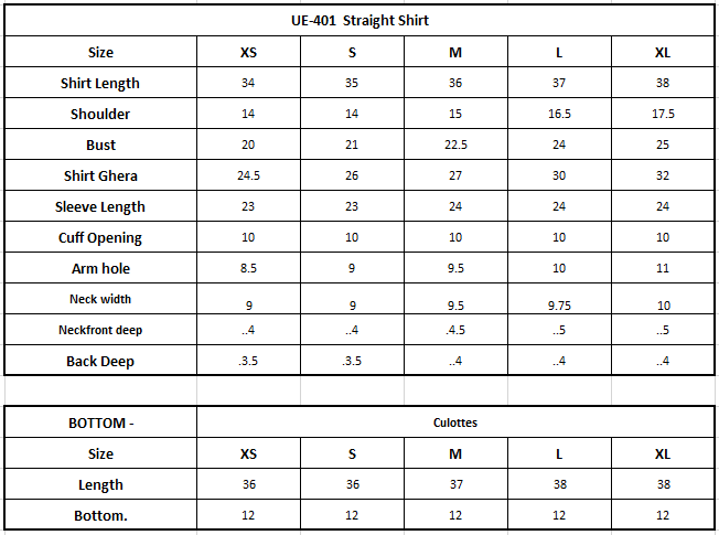 Size Chart Image