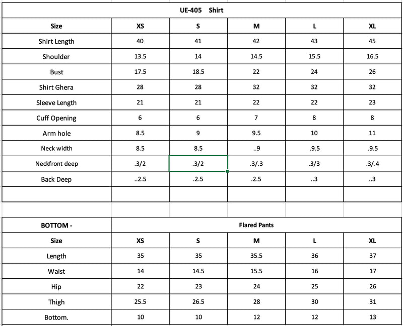 Size Chart Image