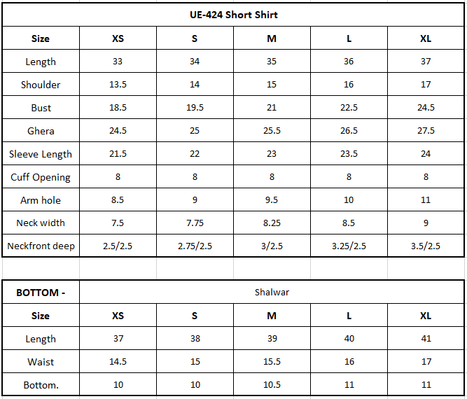 Size Chart Image