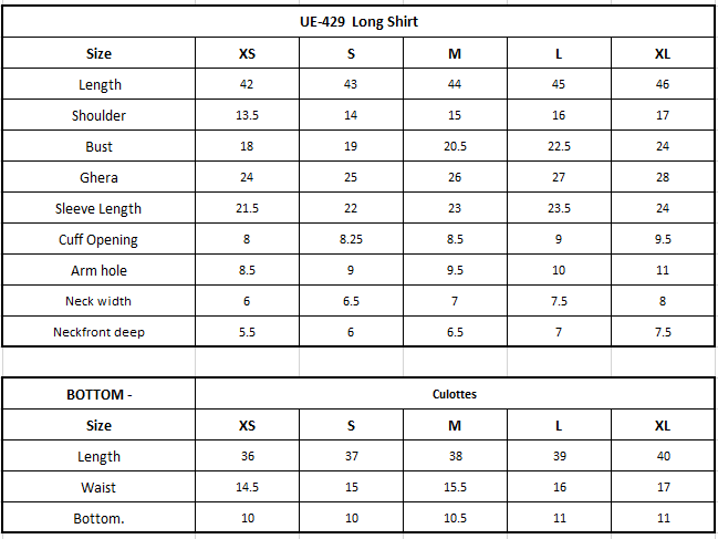 Size Chart Image