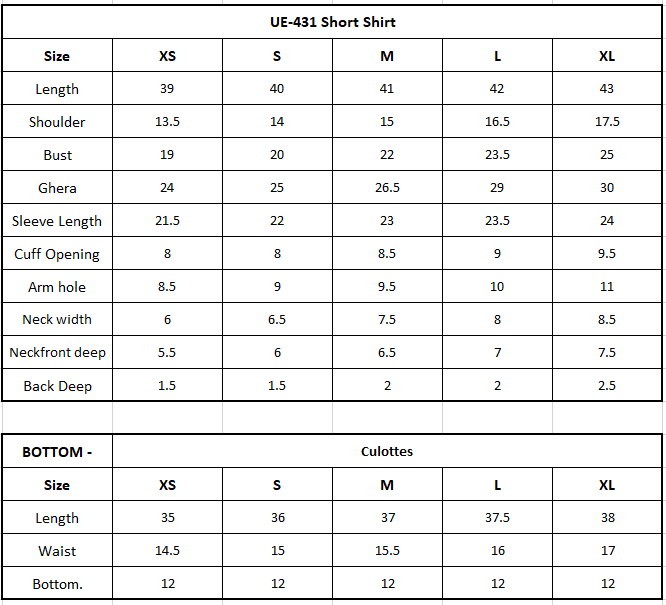 Size Chart Image