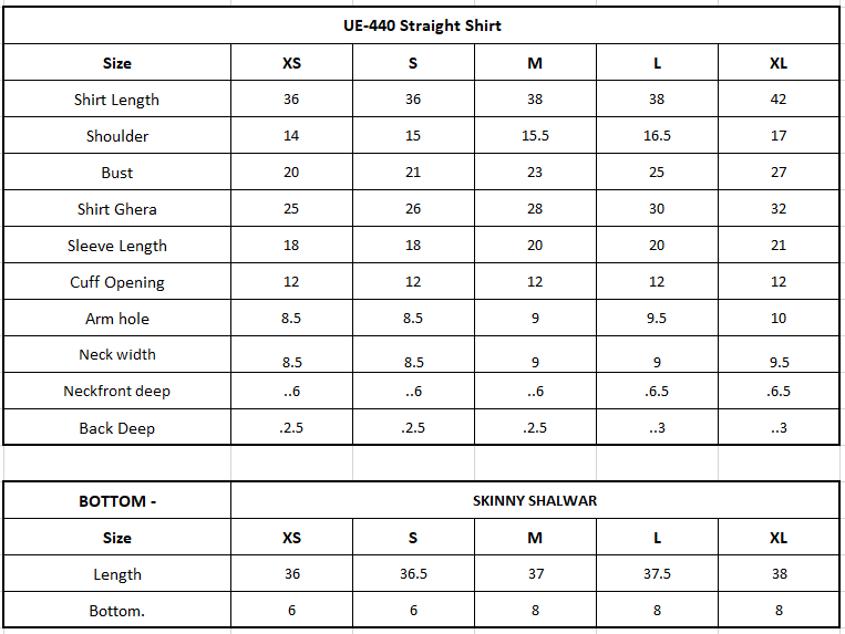 Size Chart Image