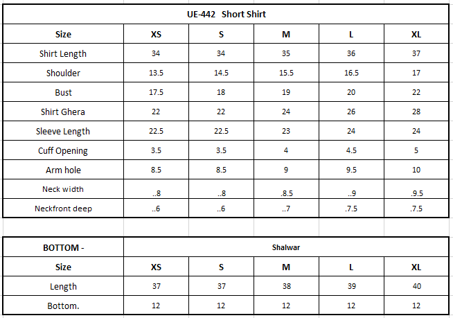 Size Chart Image