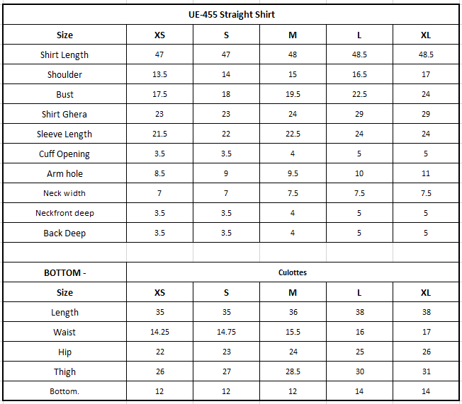 Size Chart Image