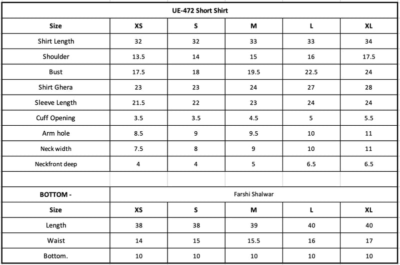 Size Chart Image