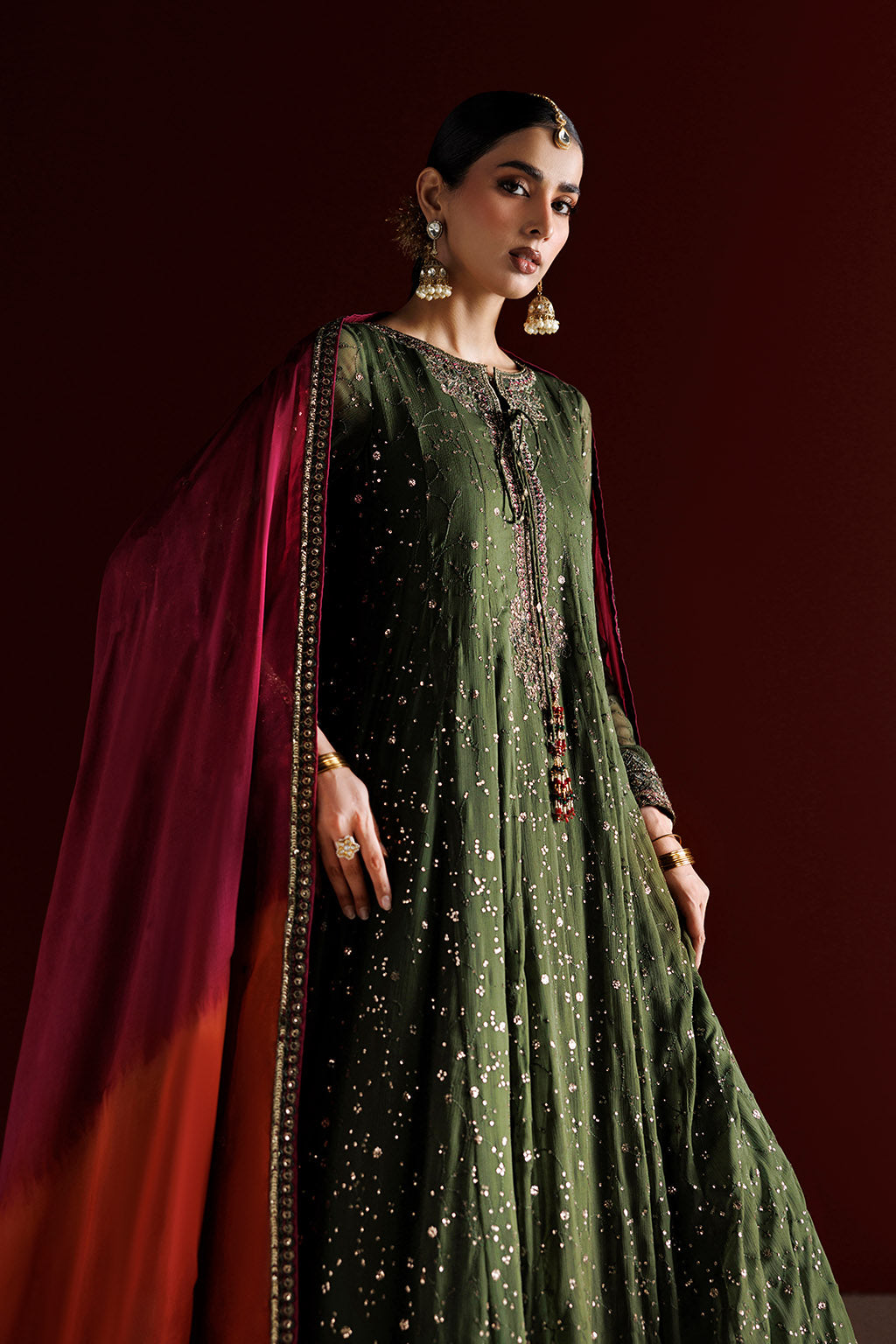 CC-105 Embroidered Chiffon Secondary image