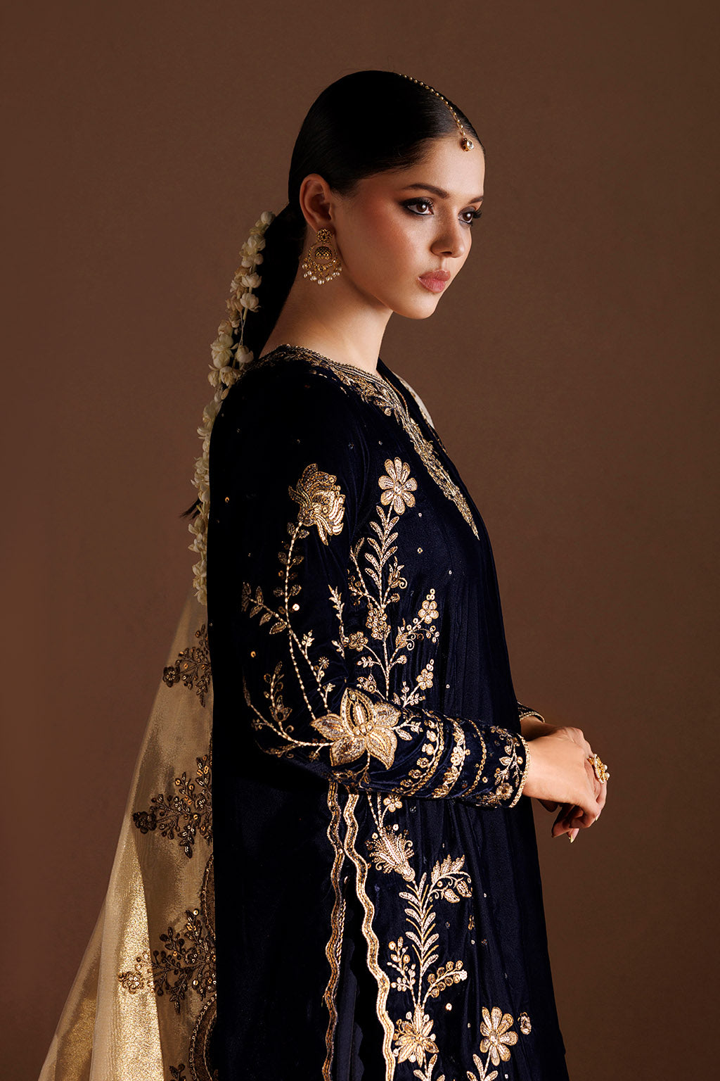 IV-85 Embroidered Velvet