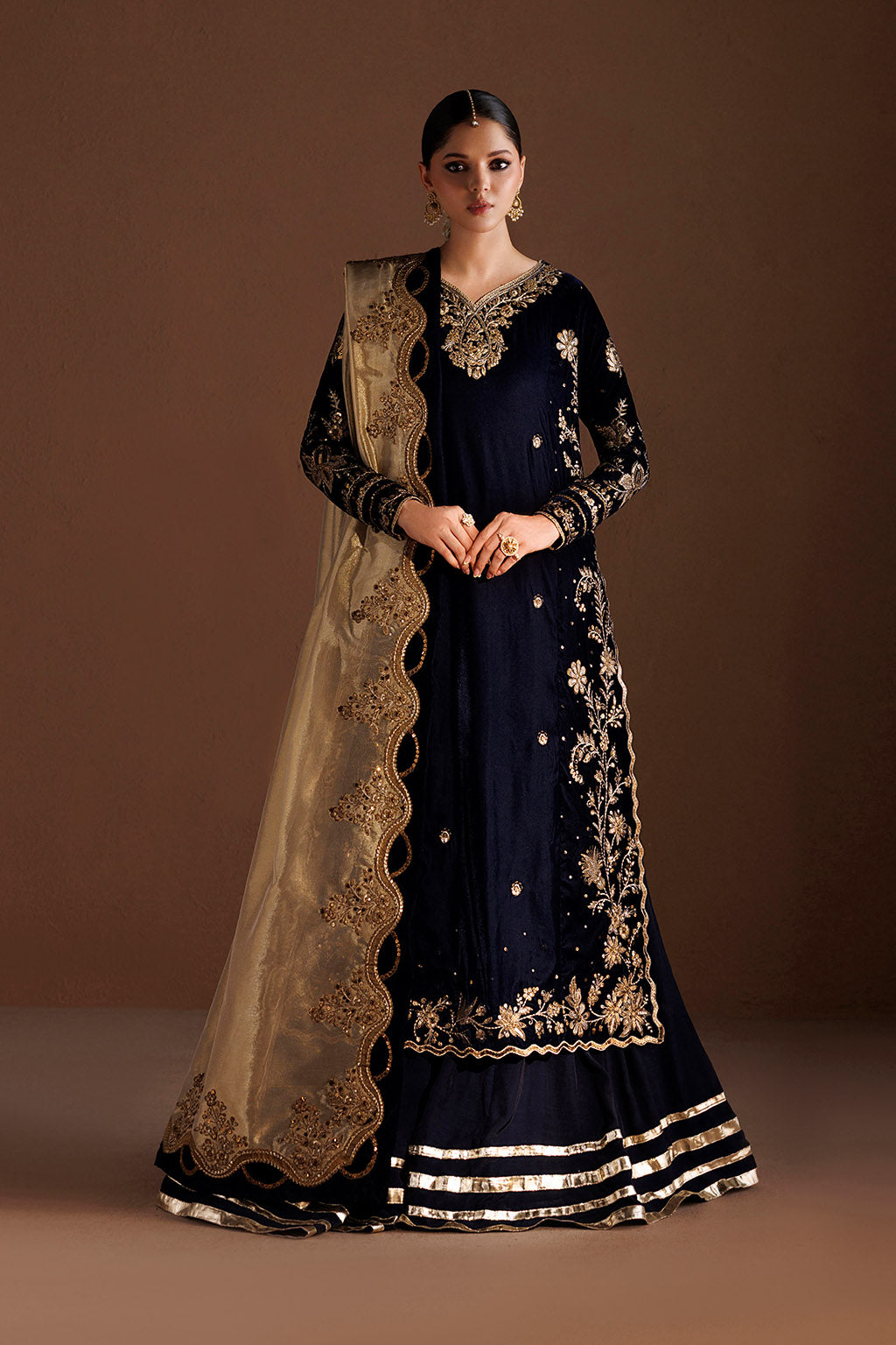 IV-85 Embroidered Velvet